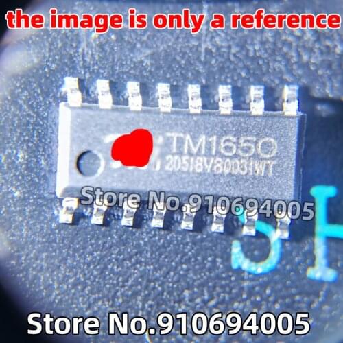 200/100/50/10PCS TM1650 SOP16 8*4Bit drivers digital tube