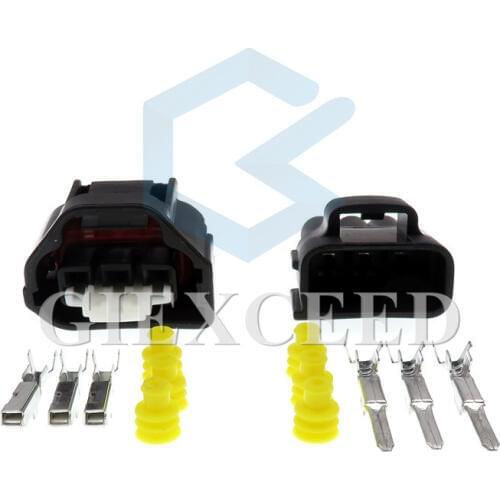 3 Pin 11261 7283-1133-10 Female Male Auto Sensor Connector For Toyota 1JZ TPS Plug non E Throttle Automotive Socket