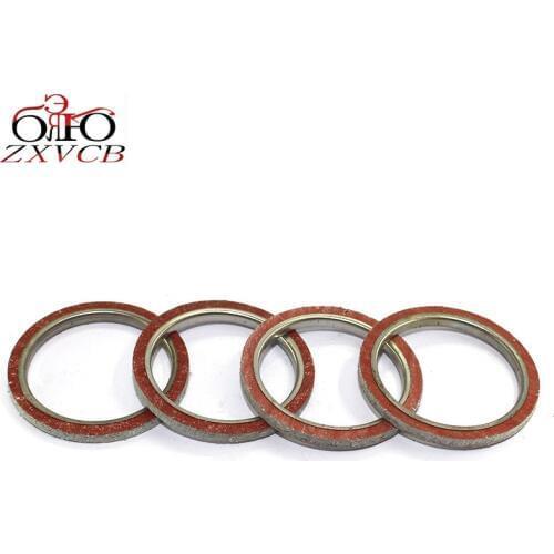 4PCS FOR KAWASAKI KZ650 F1 1980 KZ650 H1/H2/H3 CSR 1981-1983 Z650 D3 SR 1980 KZ700 1984 ZN700 1984-1985 Exhaust Pipe Gasket