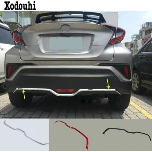 Car Protection Bumper ABS/carbon Fibre Trim Rear Back Tail Bottom Hoods Pedal 1pcs For Honda CRV CR-V 2017 2018 2019 2020 2021