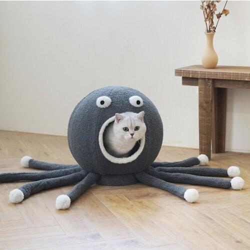 Octopus cat litter villa deep sleep cat litter cat house cat bed kennel dog bed