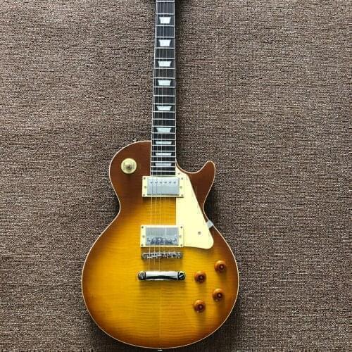 Electric Guitar,Rosewood Fingerboard,Maple Top,Dark Sunburst,High Quality,Free Shipping