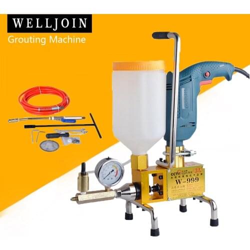 Epoxy injection pump Epoxy / Polyurethane foam Grouting Machine Steel Hose concrete repair crack 999 high quality 810/910/1300W