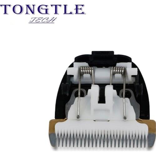 Tongtletech Professional Electric Hair Clipper Blade Titanium Ceramic Cutter Head Hair Trimmers Accessories For DT-869
