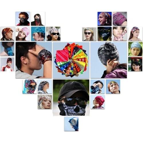 Wholesale Multifunctional Variety Magic Scarves Adult Camping & Hiking kerchief for Outdoor sports
