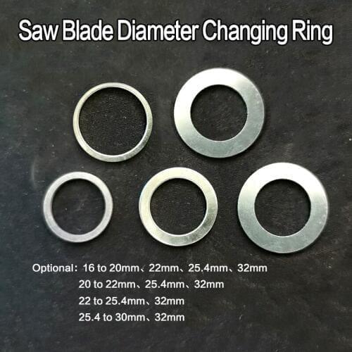 20/22/25.4/32-16mm 22/25.4/32-20mm 25.4-22mm 30-25.4mm Saw cutting washer Inner hole adapter ring blade aperture change washer