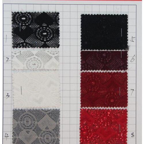 Mesh glitter fabric high quality new mesh glitter material heart shape glitter wholesale