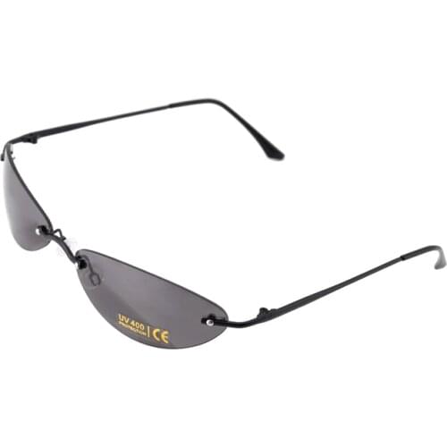 Polarized Matrix Morpheus Sunglasses Movie sunglasses men 13.9 g Ultralight Rimless Classic Oval glasses Oculos Gafas De Sol
