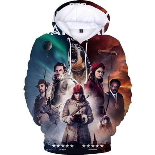 His Dark Materials Mens Hoodies Pullover Hooded Sweatshirts Hip Hop Streetwear for Boys Girls Tops Fashion Brand Hoodies Homme