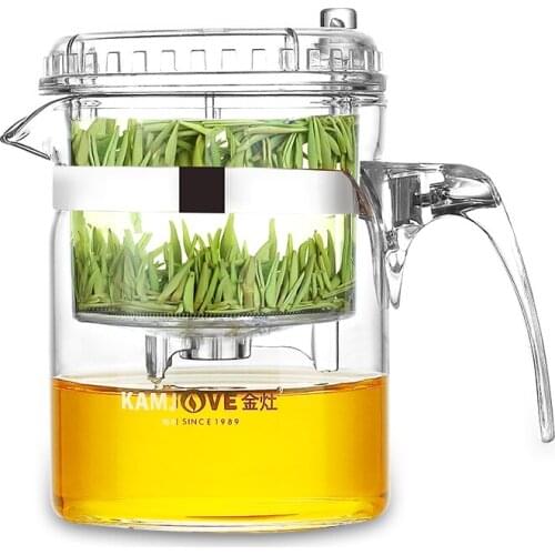 [GRANDNESS] TP-140 Kamjove Art Tea Cup * Tea Pot 300ml Kettle Elegant Cup PiaoYi Bei Teacup Glass Teapot 300ml