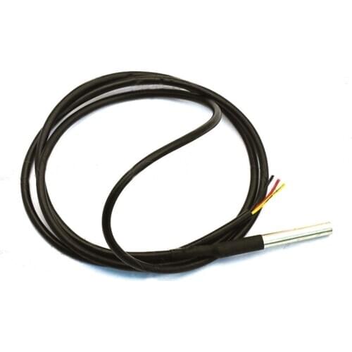 1PCS DS1820 Stainless steel package Waterproof DS18b20 temperature probe temperature sensor 18B20 For Arduino