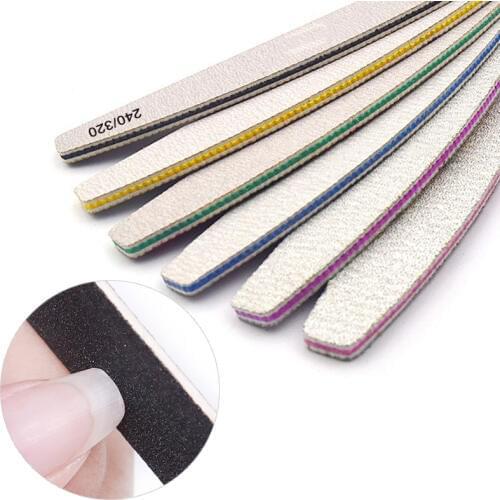 1PC Nail File Double Side Sanding Nail Buffers For UV Gel Polish Block File Pedicure Professional Nail Art Tools