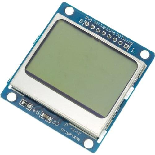 10pcs/lot New Module White backlight 84*48 84x84 LCD adapter PCB for Nokia 5110 for Arduino