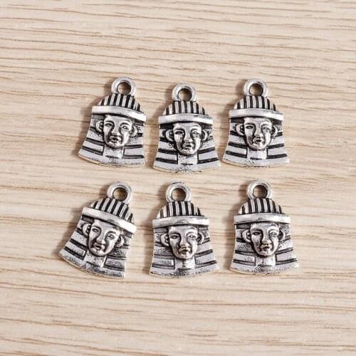 30pcs 11*16mm Antique Silver Buddha Statue Charms for Jewelry Making Earrings Pendants Necklaces Bracelets DIY Crafts Supplies