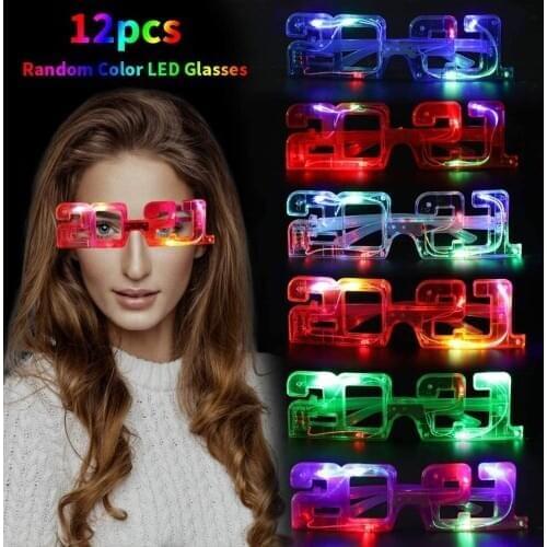 3D Glasses For Kids Adult Gift Glowing Glasses Virtual 2021 Party Decor Light Up Multicolor 3D Movie Game DVD Viewing/Cinema New