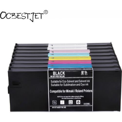 440ML/PC LH-100 Refillable Ink Cartridge For Mimaki UJV-160 UJF-6042 UJF-3042 JFX200 UJF-7151 JFX500 (8 Colors Are Available)