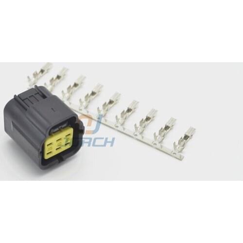 5 kits sets Amp 6 pin 2.0 series automotive female wire connector housing 174262-2