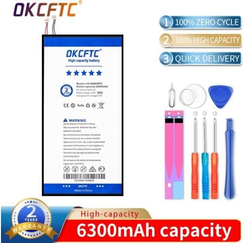 Original Replacement 6300mAh Tablet Battery LIS1569ERPC For SONY Xperia Z3 Tablet Compact SGP611 SGP621 Genuine Tablet Battery