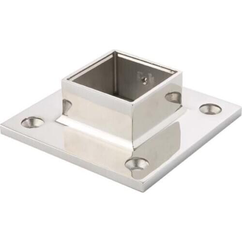 Freeshipping 304# Satin finished Round Staircase Parts Armrest Post Pole Mount Base