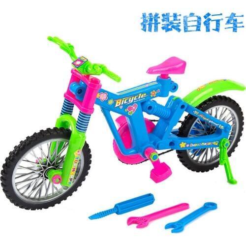Large disassembling puzzle toy car,Bicycle assembly model toys.Childrens educational toys bike