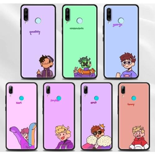 Dream Smp Game Phone Case For Huawei P Smart Z 2019 2021 P30 Pro P40 Lite E P20 P10 Soft Black Silicone Cover Bumper