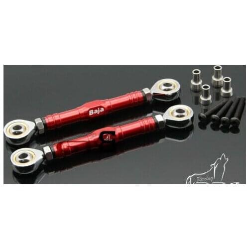 GTB racing Aluminum steering turnbuckle set for 1/5 rc car HPI BAJA 5B ROVAN KM BAJA5B