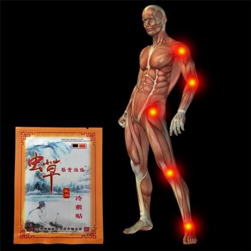 Chinese Medicines Cordyceps Analgesic plaster/Patch heating Rheumatoid arthritis Cervical Lumbar Adjuvant therapy Joint Knee Pai