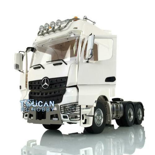 LESU 1/14 RC Metal 6*6 Chassis Roof Light Hercul Arco Cabin Tractor Truck THZH0793-SMT5