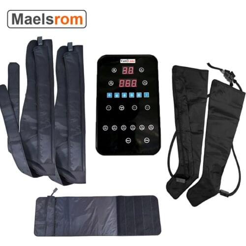 Arm Leg Massager Air Compression Relax Massager 6 Rooms Muscles Relaxation Massager for Improved Circulation,lymphatic drainage