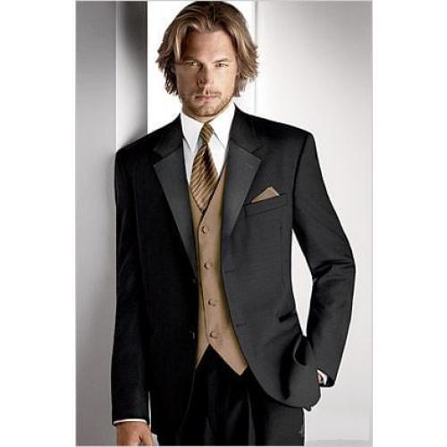 Latest Design Mens Suits Groom Tuxedos Groomsmen Wedding Party Dinner Best Man Suits Blazer (Jacket+Pants+Vest+Tie) NO:891