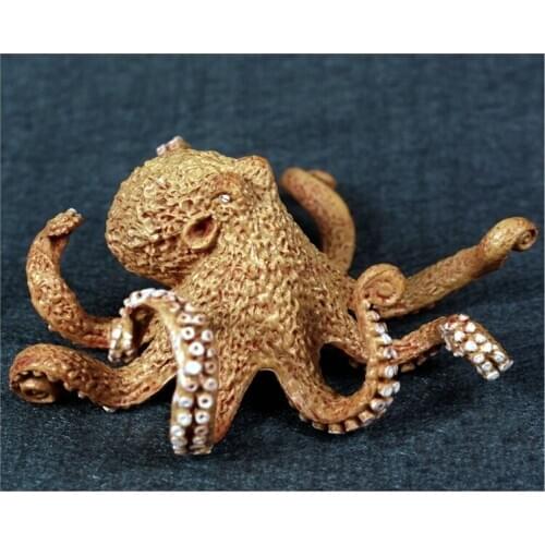 Plastic solid static toy Octopus Simulation Model Toy Plastic Solid Static Ocean Animal Decoration Childrens Gifts 2020