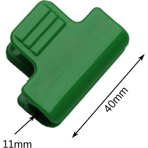 24Pcs Plastic Plant Support Clips clamps For Plants Hanging Vine Garden Greenhouse Vegetables Tomatoes Clips 11mm Plant Stakes