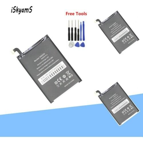 ISkyamS 3x 6000mAh 3.8V Replacement Li-Polymer Battery For Oukitel K6000 K6000 Pro 5.5 inch 4G LTE +Tool