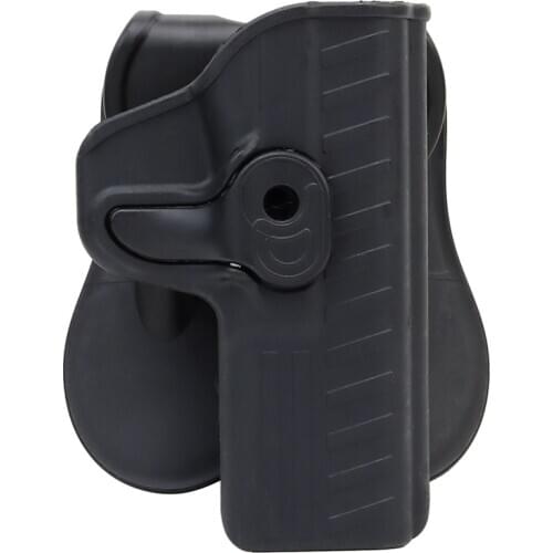 Tactical Military Pistol Holster Universal Hunting Airsoft Holster Fits S&W M&P 9MM Rotates 360 degrees Right Hand