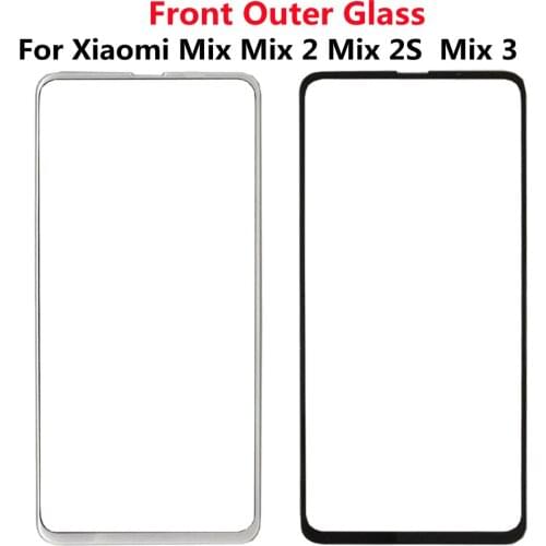 Touch Screen For Xiaomi Mi Mix 2 Display Front Glass Lens For Mi Mix2 Replacement Parts Front Glass TouchScreen
