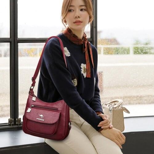 High Quality Pu Leather Lady Designer Diagonal Bag 2021 Retro Ladies One Shoulder Messenger Bag Female Brand Casual Handbag