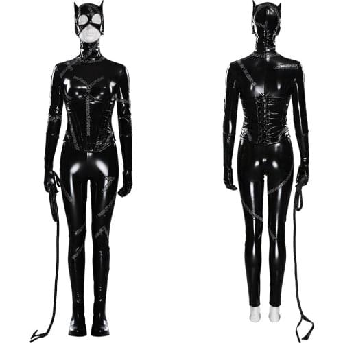 Selina Kyle Cosplay Women Costume Jumpsuit Outfits Halloween Carnival Suit