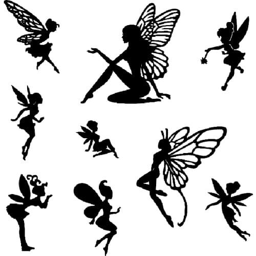 12 Styles Butterfly Fairy New Metal Steel Cutting Dies Stencils for Making Scrapbooking DIY Album Paper Cards Embossing Die