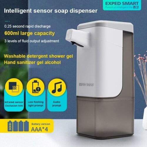 600ml Automatic Soap Dispenser USB Intelligente Liquid Pump Hand Washer Touchless Hand Sanitizer Kitchen Bathroom Accessories