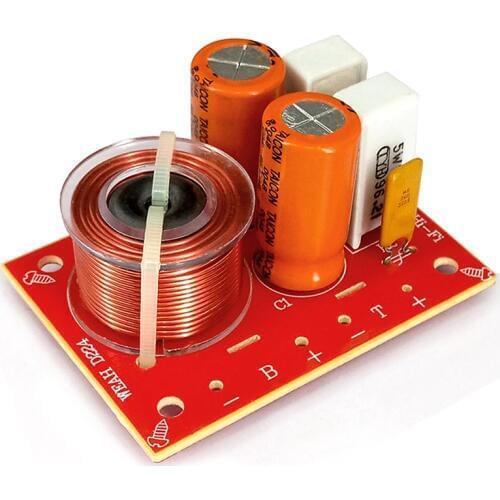 80W 2 Way Hi-Fi Audio Speaker Frequency Divider Speaker Audio Crossover Filters 71*51MM