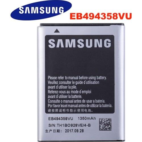 SAMSUNG Phone Battery EB494358VU For Samsung Galaxy Ace S5830 S5660 S7250D S5670 i569 I579 GT-S6102 S6818 GT-S5839i 1350mAh