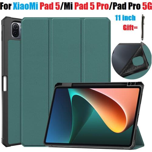 Case For Xiaomi MiPad 5 Pro/ Pad5 tablet Smart Shell Stand Cover Magnetic Adsorption for MI PAD 5 MiPad5 pro 11 inch with Stylus