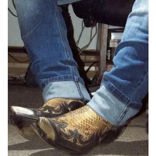 Black Gold High Quality Pu Leather Chelsea Boots Male Boot Zapatos De Hombre Fashion Shoes Men Ankle Boots D346