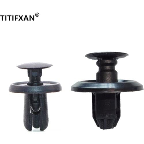 For Mitsubishi Outlander Lancer ASX Auto Fender Bumper Under Guard Lining Push-in Clips Plastic Fasteners