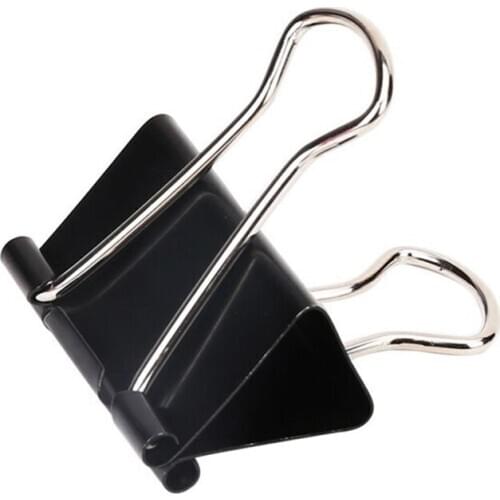 Extra Large Binder Clips 2-Inch (24 Pack), Big Paper Clamps for Office Supplies, Black