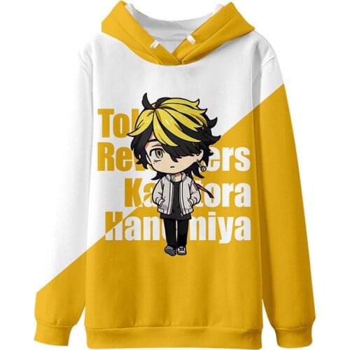 Hot Anime Tokyo Revengers Sweatshirts Cosplay Women Men Casual Harajuku Autumn Winter Pullover Hoodie Hooded Clothes Hoodies
