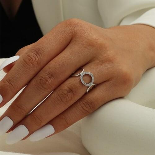 MANGOSKY Open Ring Design Cute Fashion Jewelry For Women