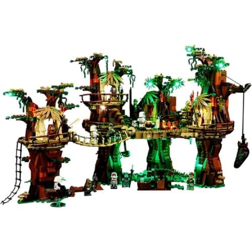 Led Light Set For 10236 Ewok Village Assembly Square Compatible 05047 (Only LED Light, No Block Kit)