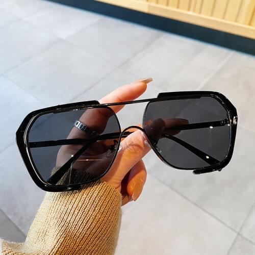 2021 new Yellow Purple Clear Glasses Frame For Women New Fashion Vintage Alloy Sunglasses Female Luxury Brand Square Eyewear
