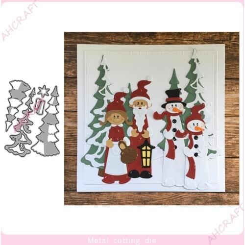 Christmas tree Metal Cutting Dies for DIY Scrapbooking Photo Album Decorative Embossing PaperCard Crafts Die2020